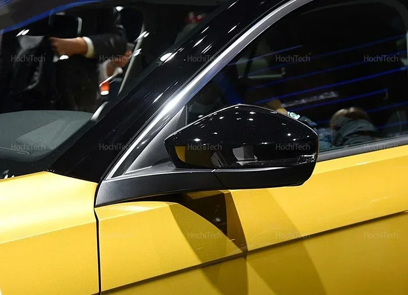 Schwarze Seitenspiegelkappen für Volkswagen VW T-Roc T-Cross 2018–2021, Skoda Octavia Mk3 2013–2018, neuer Stil, Kohlefaser-Spiegelabdeckung – Detail 31