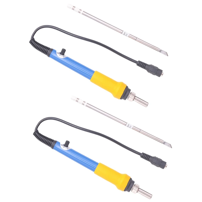 

2X T12 Dc 12-24V 75W Mini Adjustable Temperature 200-400°C Electric Soldering Iron Welding Tool With T12-K Tip