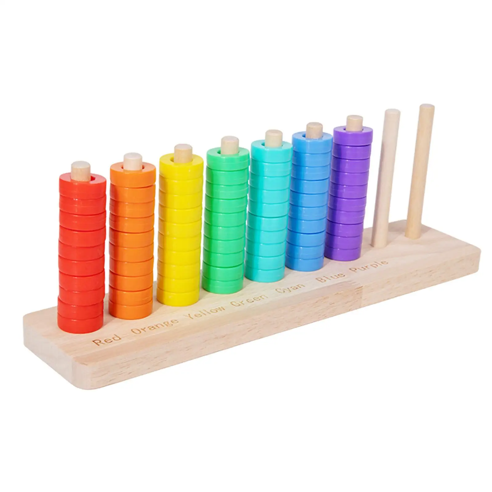 Wooden Color Sorting Stacking Toys Educational for 1 2 3 Year Old Kids Gift Wooden Color Sorting Stacking Toys Educational for 1 2 3 Year Old Kids Gift