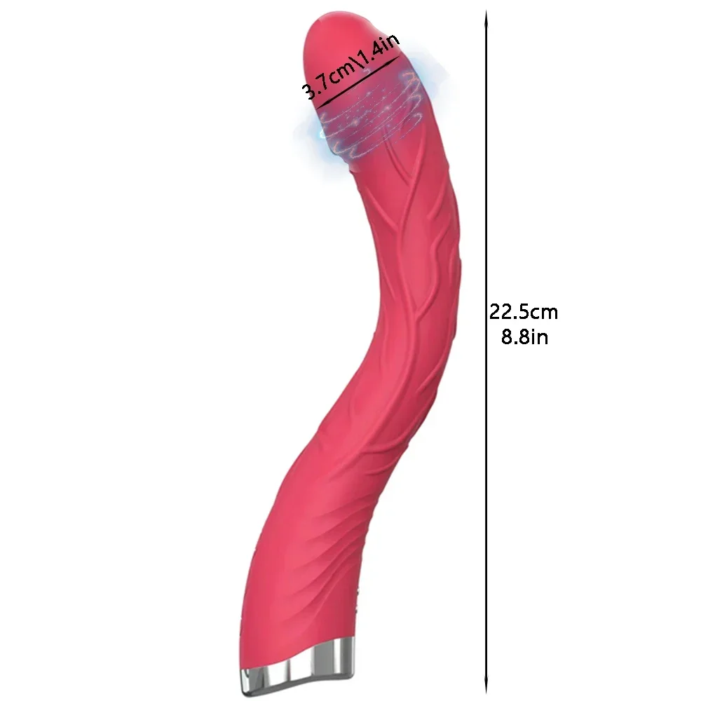 Long Vibrator Dildo Sex Toys for Women Powerful Vibro Magic Wand Clitoris and G Spot Stimulator Female Masturbation Adult Goods