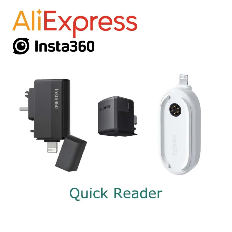 

Insta360 Quick Reader (для X4/X3/ACE PRO/GO 3S/GO 3)-оригинальные аксессуары для спортивной экшн-камеры