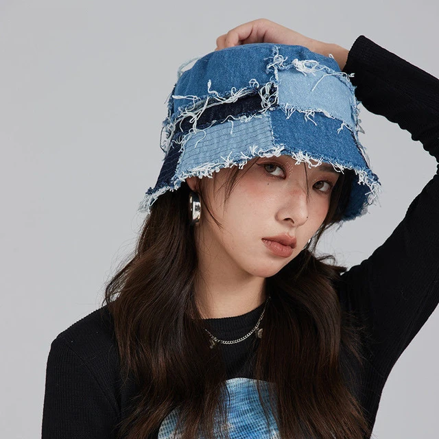 Japanese Niche Designer Bucket Hat Showing Small Face Retro Beggar