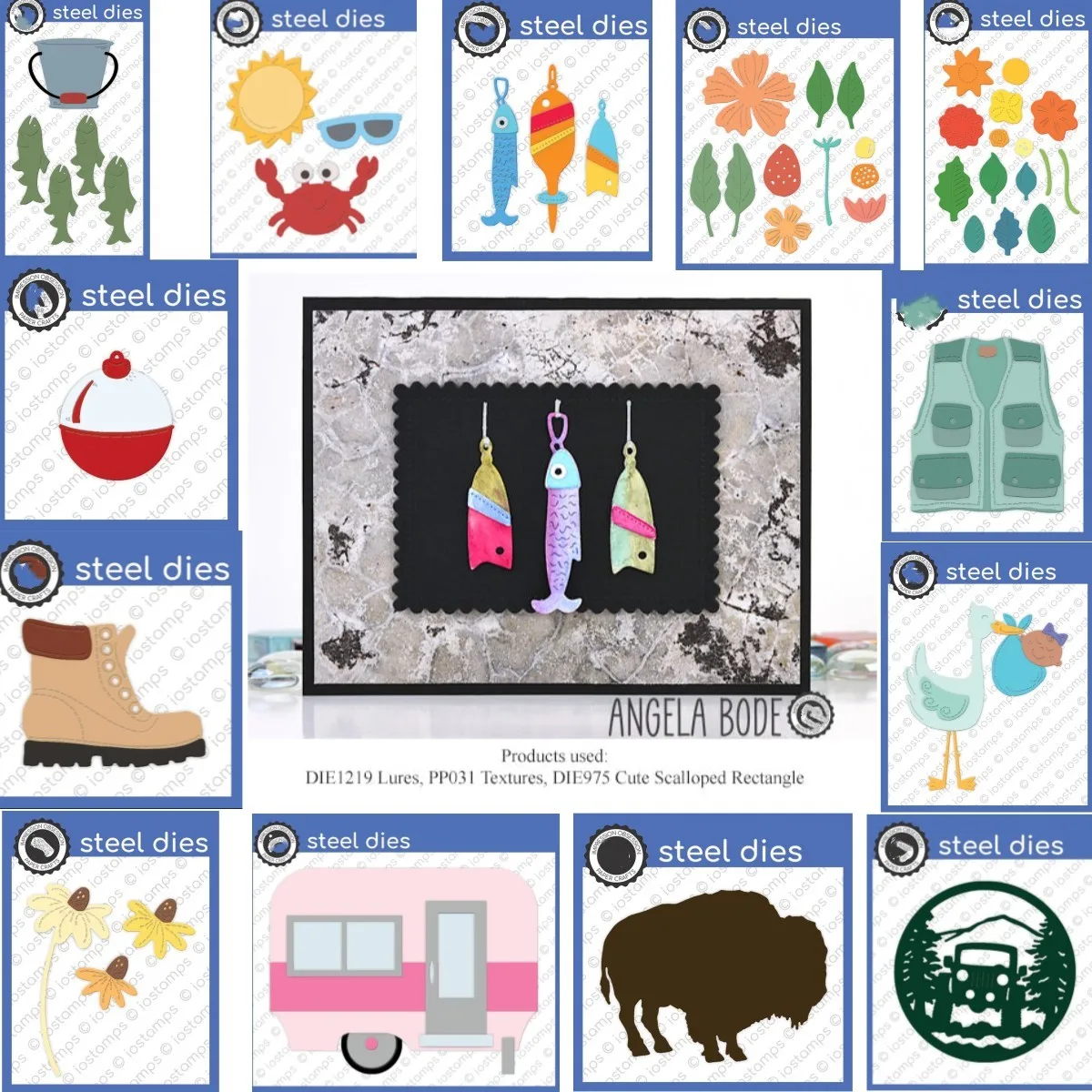 

Summer Flower Fish Animal Metal Cutting Dies for Making Card Scrapbook Embossed Album Diy Craft Knife Mould Template Decoration