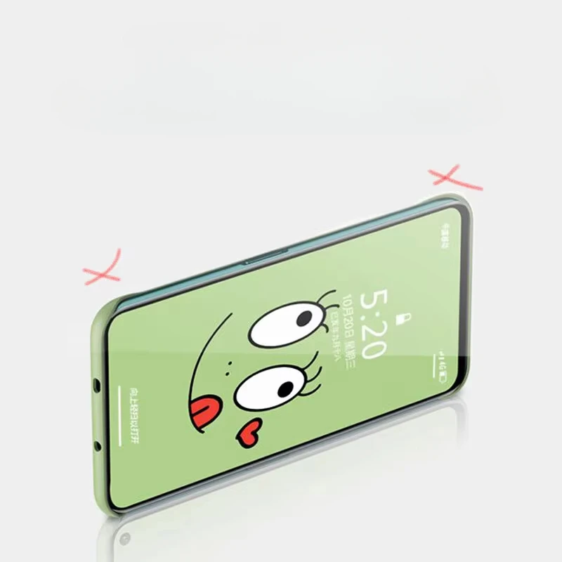 Frameless Slim Matte Shockproof Hard PC Candy Bumper Case