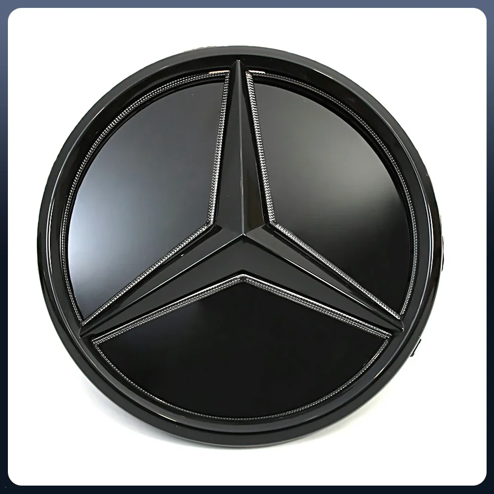 메르세데스 벤츠 GLC GLE GLS-클래스 2016-2019용 프론트 그릴 LED 스타 엠블럼 라이트 배지