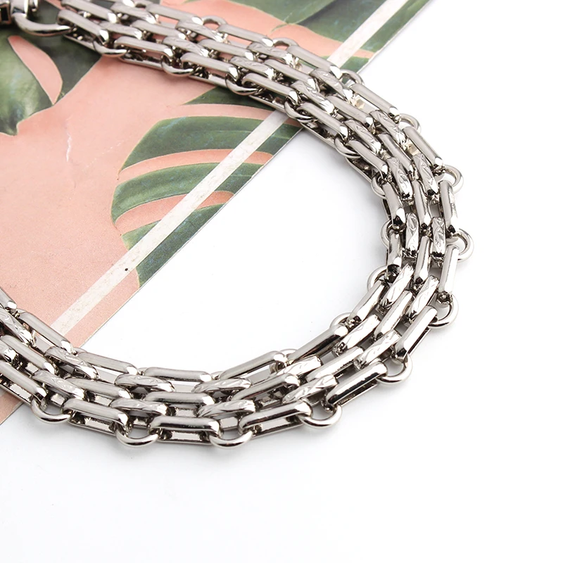 16MM 100-130CM Silver Gold Metal Chains for Women Crossbody Handbag Shoulder Bags Purse Strap DIY Replacement Handle Accessories
