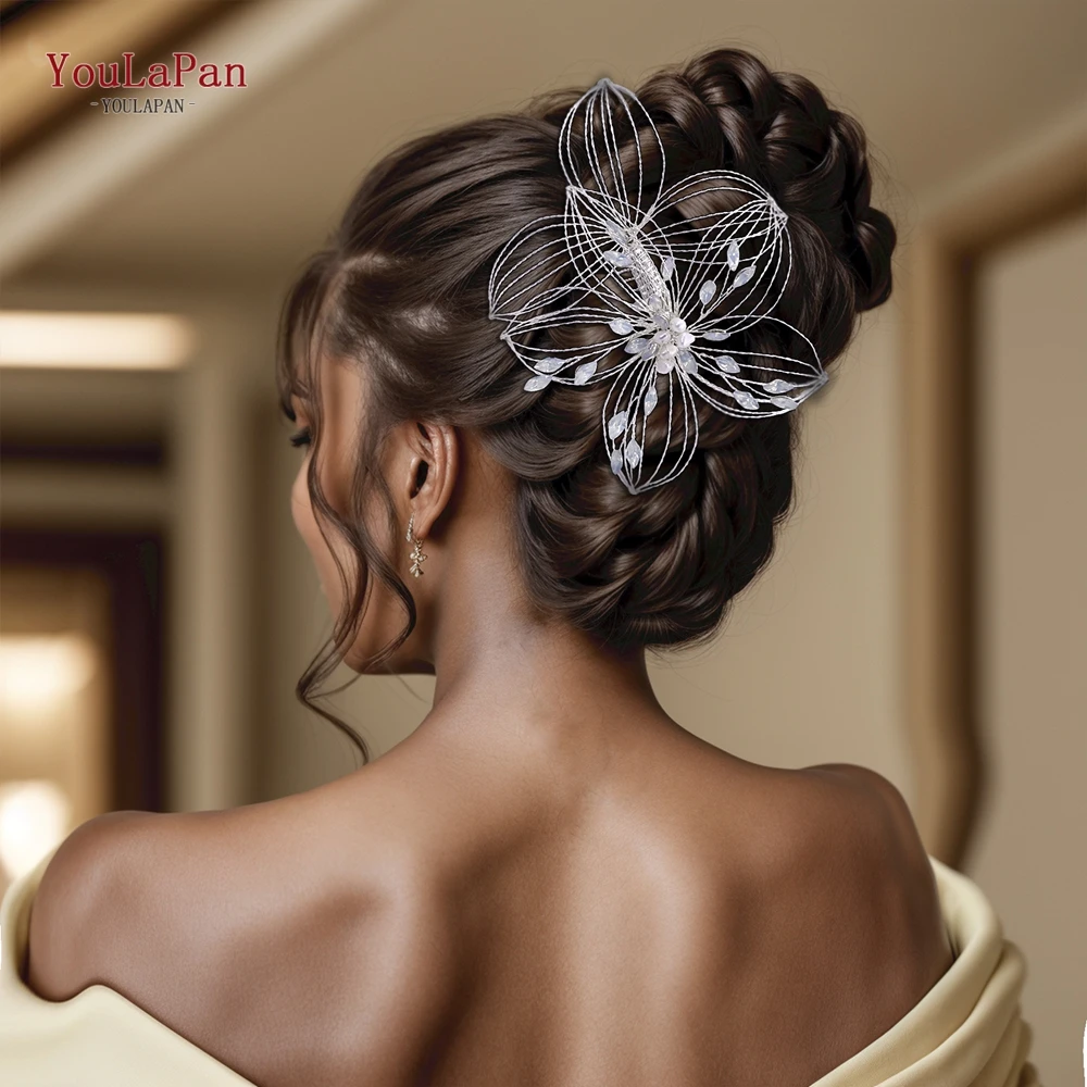 Bridal Hair Accessories Handmade Flower Bridal Comb Woman Headwear Wedding Hair Ornaments
