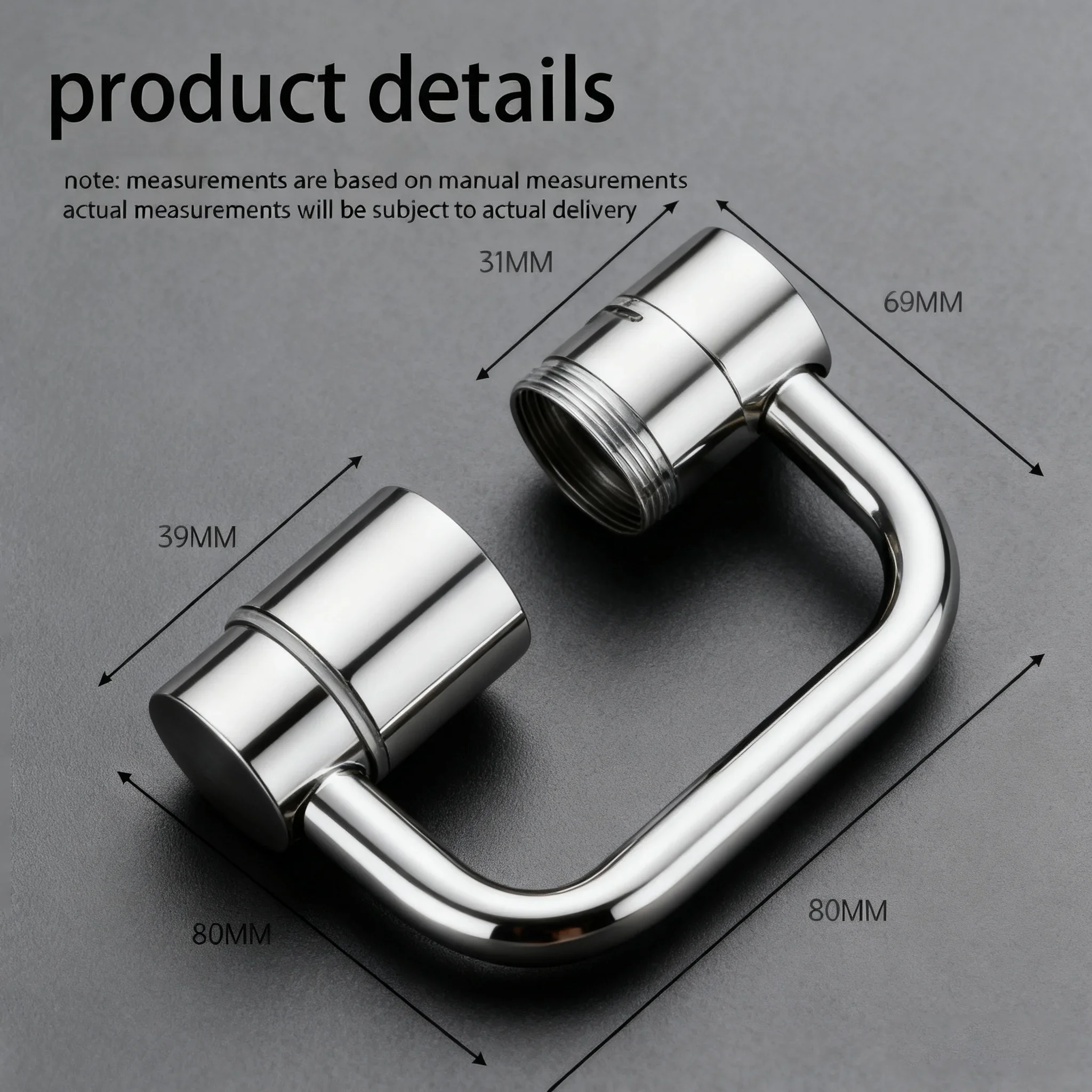 2/1Pcs 1080 Degree Swivel Stainless Steel Kitchen Faucet Extender Universal Dual Mode Bathroom Sink Accessories with Adapter