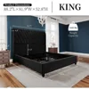 Bed Frame Queen Size Upholstered Platform Beds with 52.8'' Tall Sleigh Headboard, No Box Spring Needed, Bed Frame Queen 2