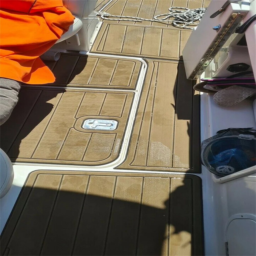 SJLERST Tapis De Sol En Mousse EVA Pour Bateau  240 X 90 Cm , En Teck Synthetique Pour Bateau 85579593