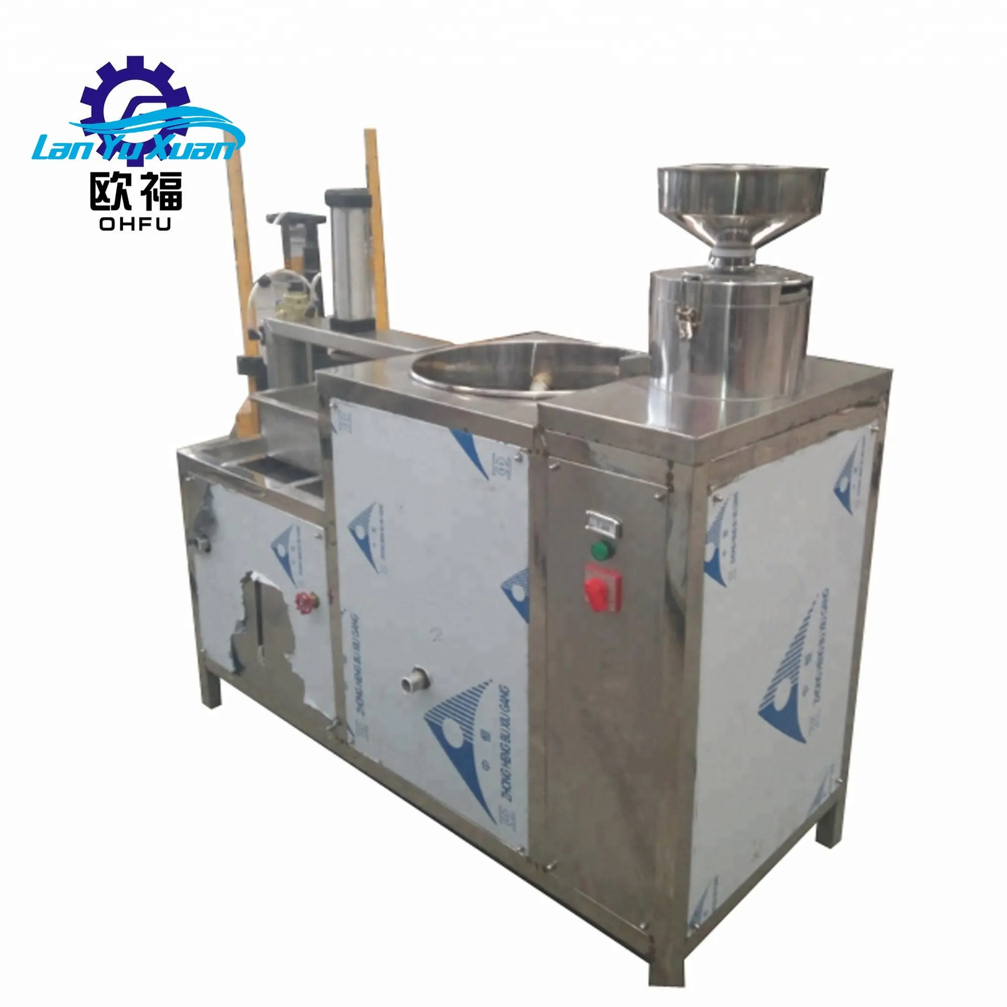 

large capacity japanese stainless steel automatic tofu making machine commercial soymilk tofu maker soya tofu making machine