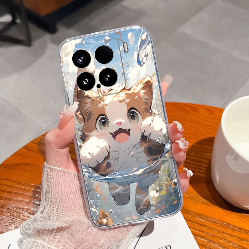 Rainbow Soft Transparent Silicone Bumper Phone Case - Creative Gift