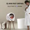 Compact Laundry Dryer for Apartments, 110V Electric Dryer with Stainless Steel Tub, Easy Control for 8 Automatic Modes with Chil 4
