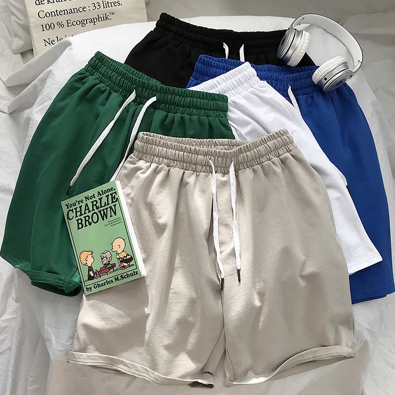 

Men's Shorts 2022 Summer Mens Beach Shorts New Casual Shorts Men's Fashion Trend Plain Sports Men's Capris Men Shorts Beachwear