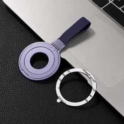 Universal Magnetic Phone Holder & Grip with Hand Strap (Purple)