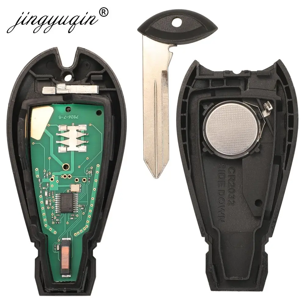 Enhanced 4-Button Remote Car Key with 433MHz Frequency and PCF7961M 4A Chip
