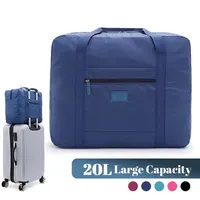 Lightweight Foldable Travel Duffel Bag: Unisex Tote Carry-On Luggage for Weekenders & Overnight Stays 1