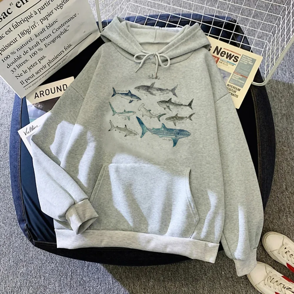 

Whales hoodies women long sleeve top Korean style streetwear sweatshirts female aesthetic clothing