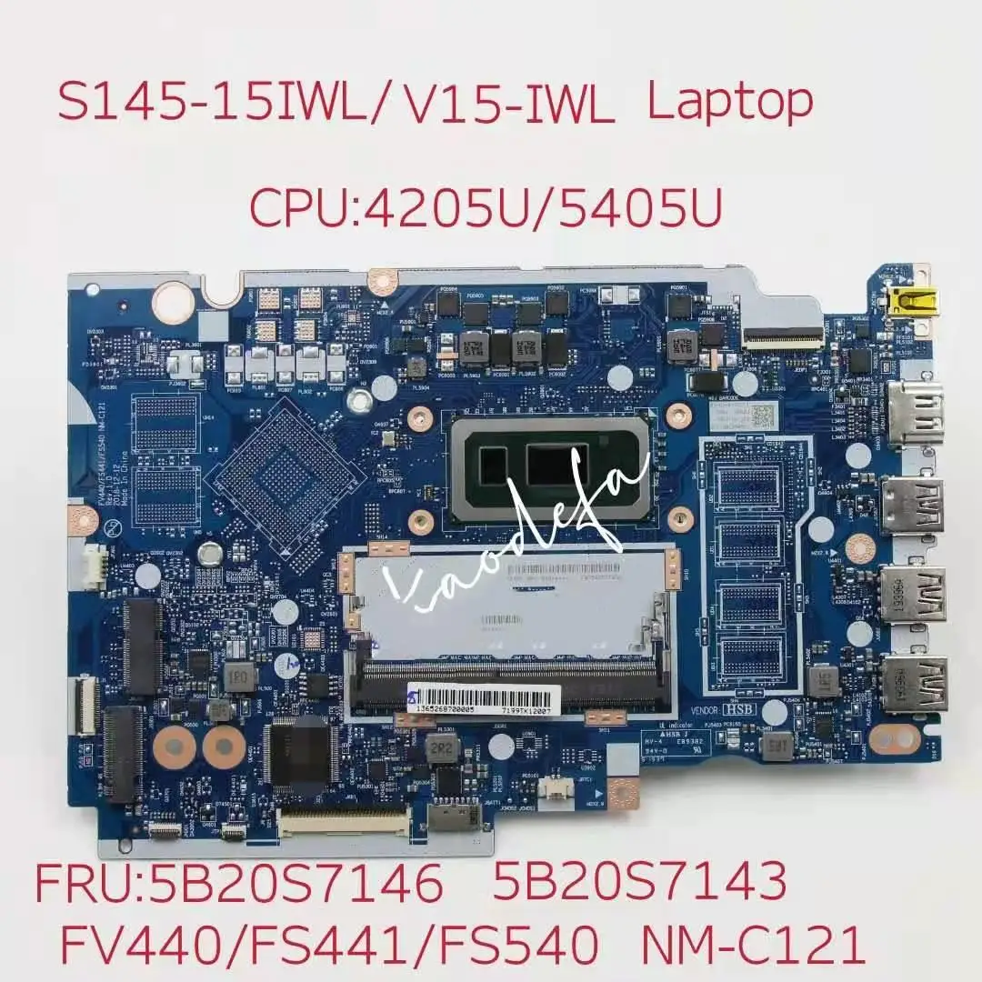 Placa-mãe para Computador Laptop Lenovo Ideapad Porcelana Cpu 4205u 5405u Fv440 Fs373 Fs540
