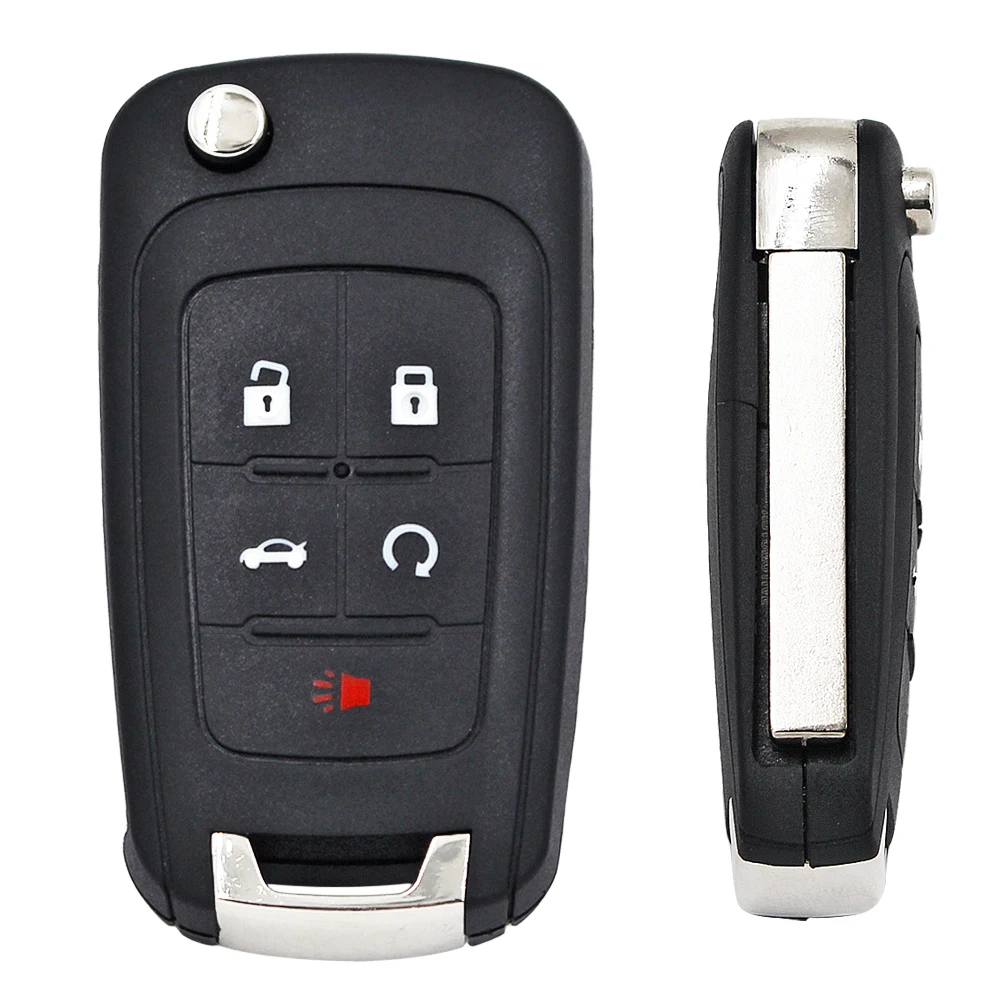 2/3/4/5B Folding Remote Car Key 315/433MHz ID46 Chip Chevrolet Equinox Cruze Camaro Impala Malibu Sonic Volt Spark