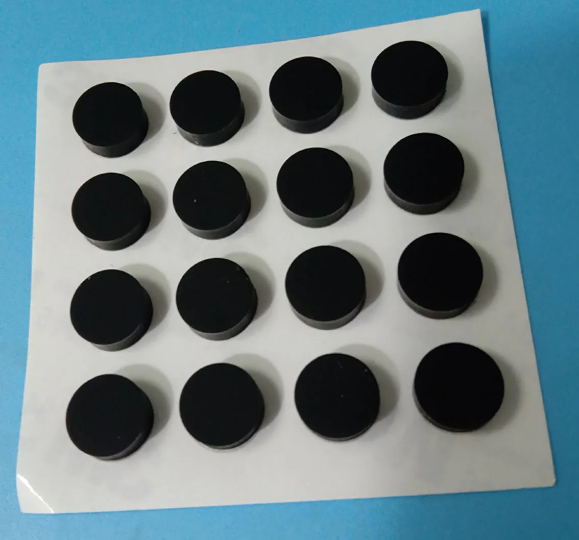 Round Self Adhesive Silicone Rubber Feet Pad 4.5mm-30mm Furniture Cabinet Door Damper Buffer Anti-collision Anti-slip
