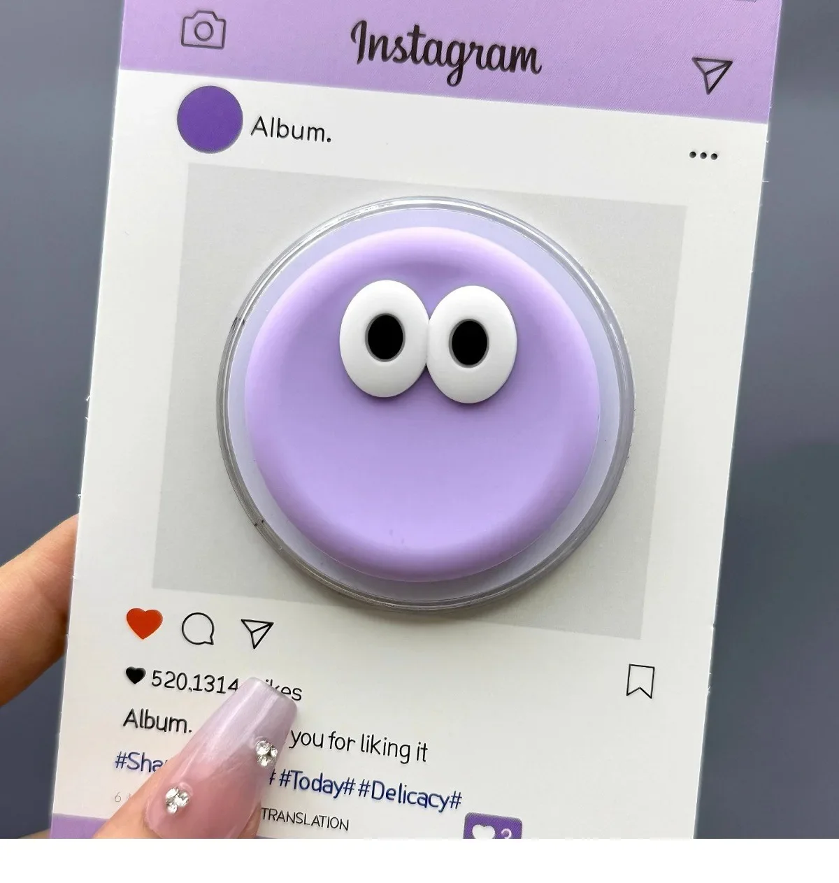 3D Eye Silicone Magnetic Phone Holder and Expanding Stand