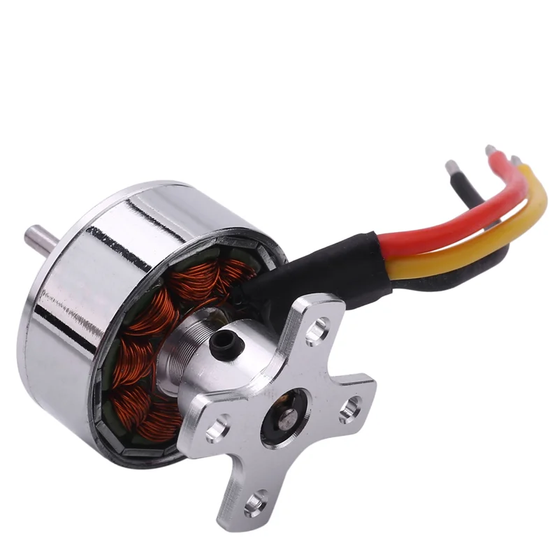 A92Z 4X 소형 DC 브러시리스 모터 2211-1300KV 소형 고정익 미니 4축 드론에 적합