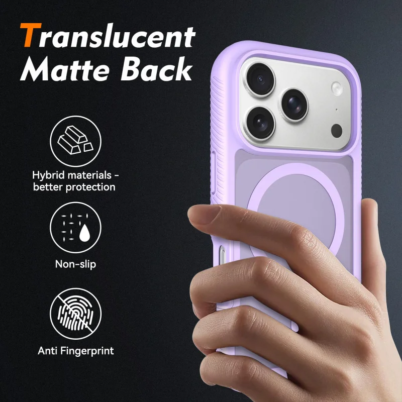 360° Full Body Screen Protector Case with Magnetic Matte Finish