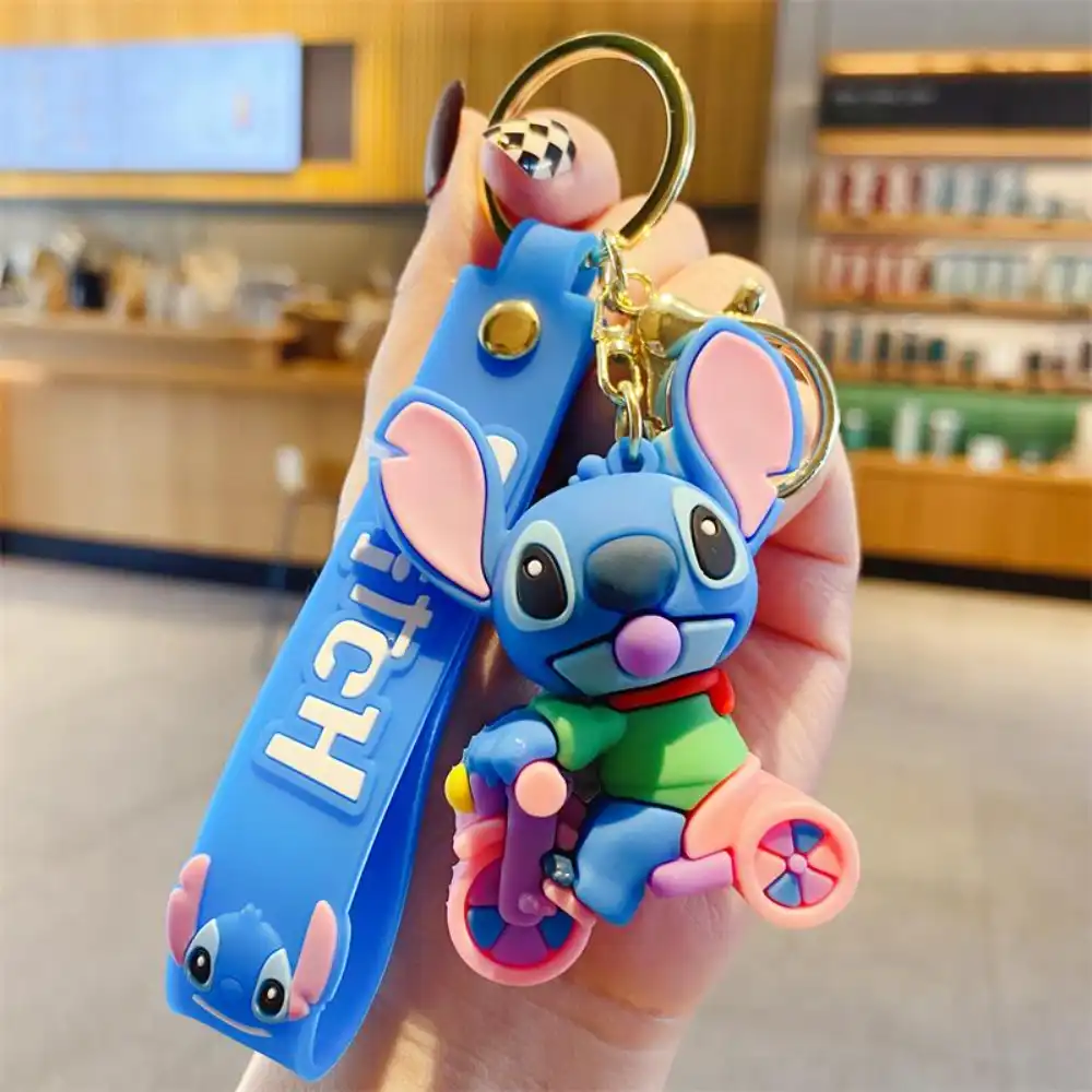 Stitch & Angel Keychain Couple 6Style - Disney Cartoon Figure