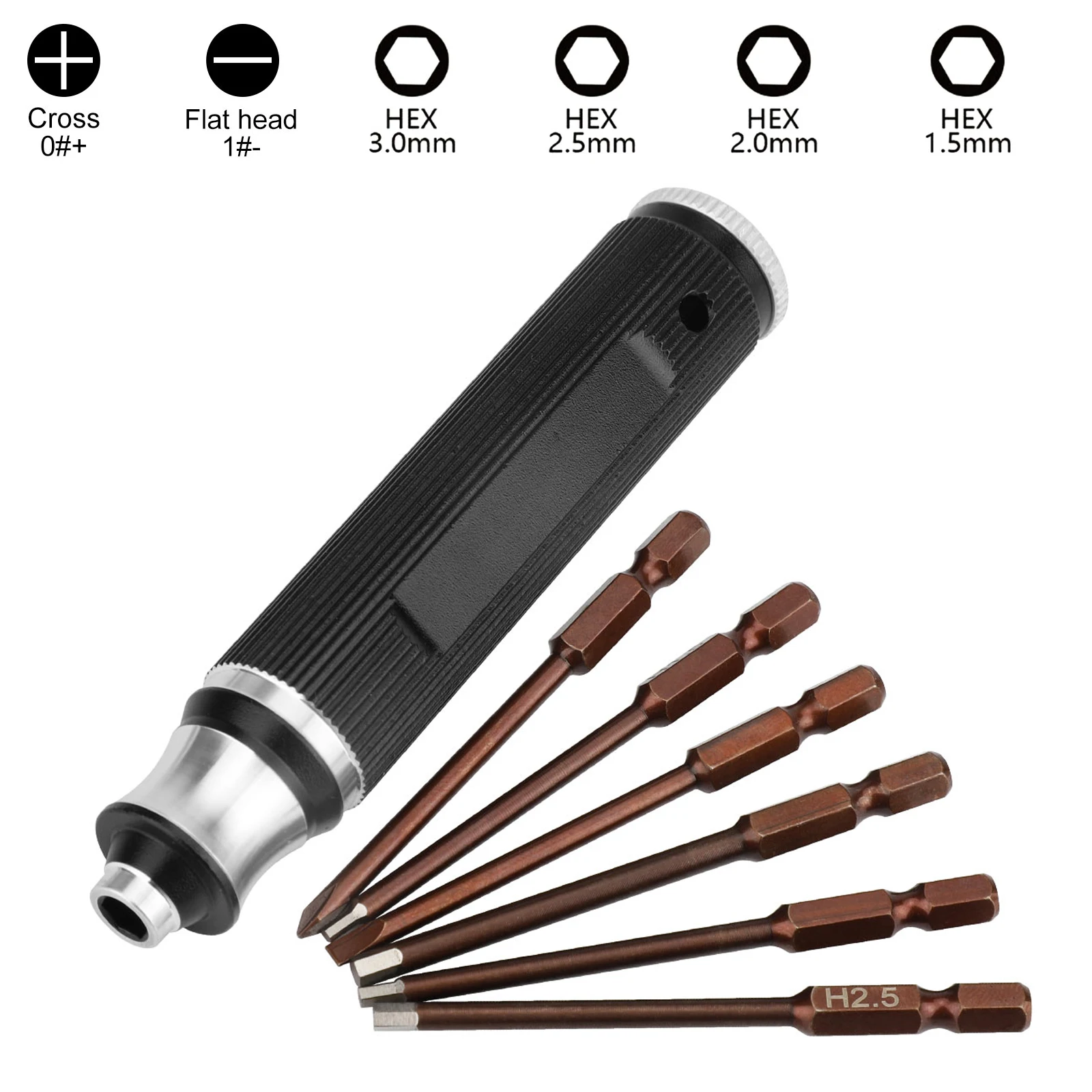 

Metric Hex Bit Allen Wrench Tool Set for Drill RC Car 1.5mm/2.0mm/2.5mm/3.0mm