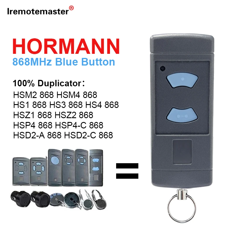 Voor Hormann Garagedeur Afstandsbediening Clone Gate Opener Voor Hse2 Hse4 868 Mhz