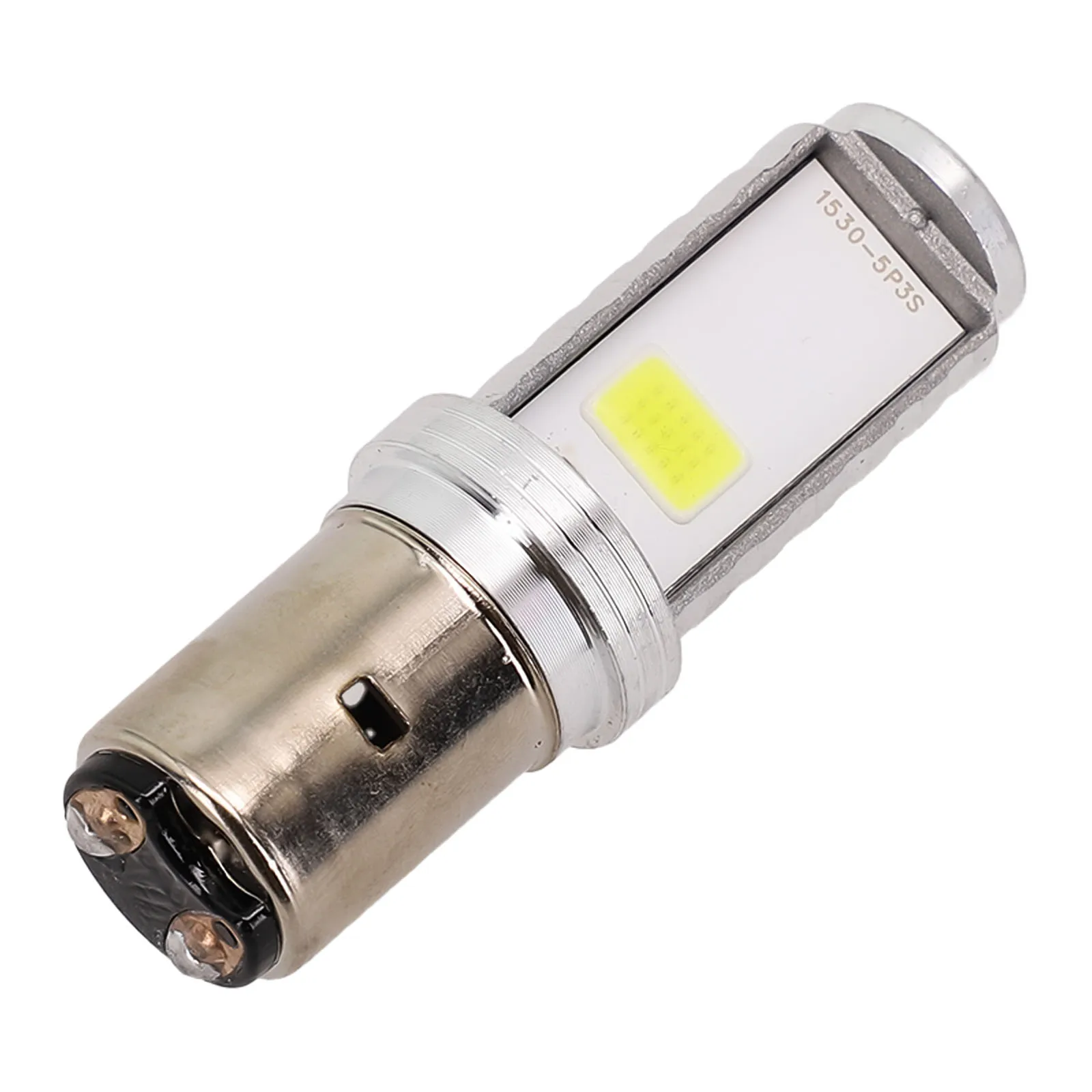 

Bright White Motorcycle LED Headlight Lamps H6 BA20D HiLow Beam Bulbs Efficient Heat Dissipation Long Lasting Performance