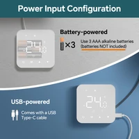 Beok Battery Powered Wifi Thermostat for Thermostat Smart Home Tuya Heating/Cooling Temperature Controller ,Alexa,Google Home - Image 5