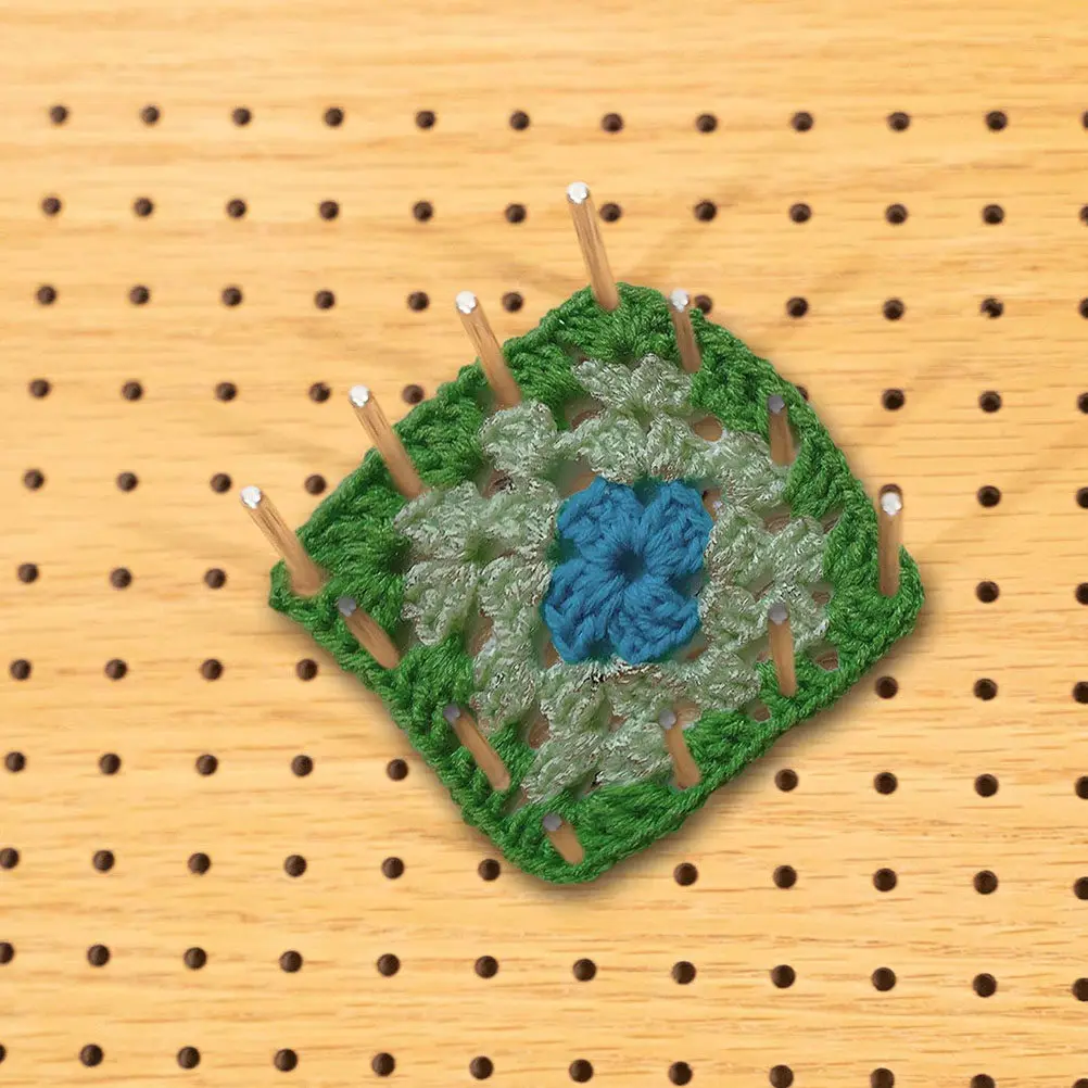 20개 DIY 스틸 로드 핀 정밀 제작 금속 블로킹 막대 니팅 보드 액세서리 크로셰 블로킹 도구