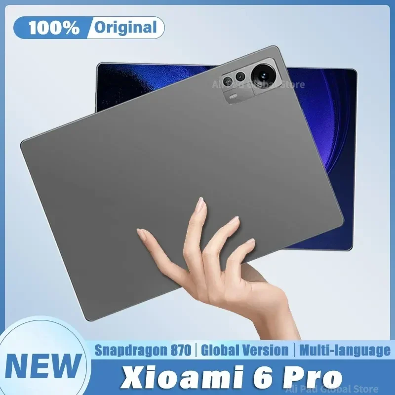 

2024 Global Version 11 Inch Pad 6 Pro Tablet Android 12.0 Snapdragon 870 12GB RAM 512GB ROM 120Hz 10000mAh Tablet 5G Network Tab