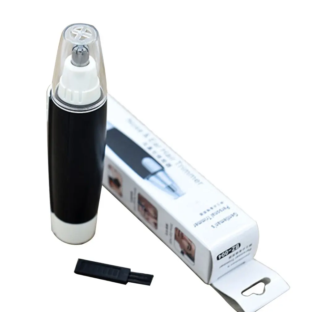 Nose Hair Trimmer Electric Nose Hair Man Shaving Nose Hair Clipper Black No Spray Nose Hair Clipper nose spray natural herbs rhinitis spray sinusitis nasal congestion itchy allergic nose medical heath nose care