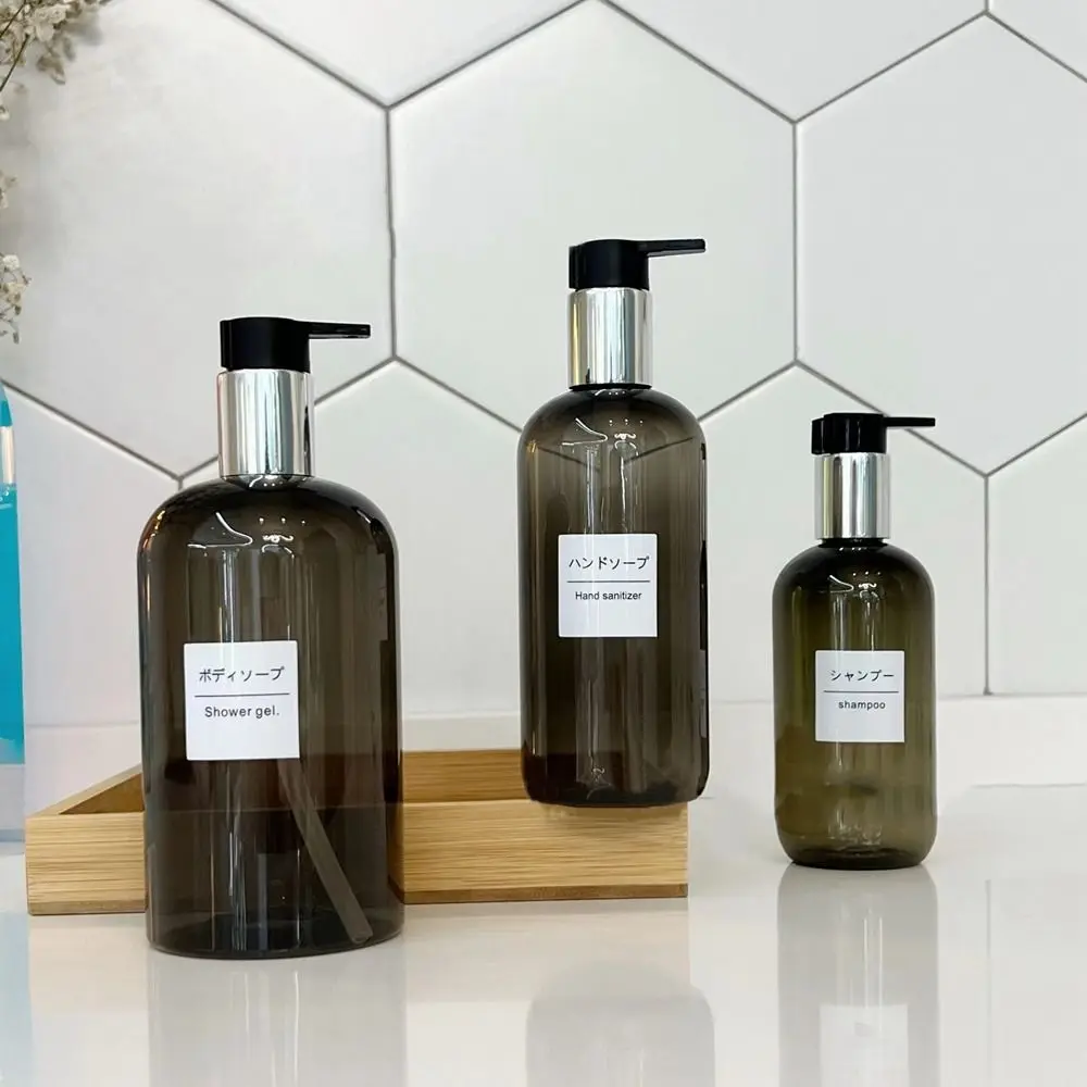 

Portable Plastic Rustproof Kitchen Bathroom Soap Dispenser Bottles Liquid Container Round Bottles Soap Dispenser