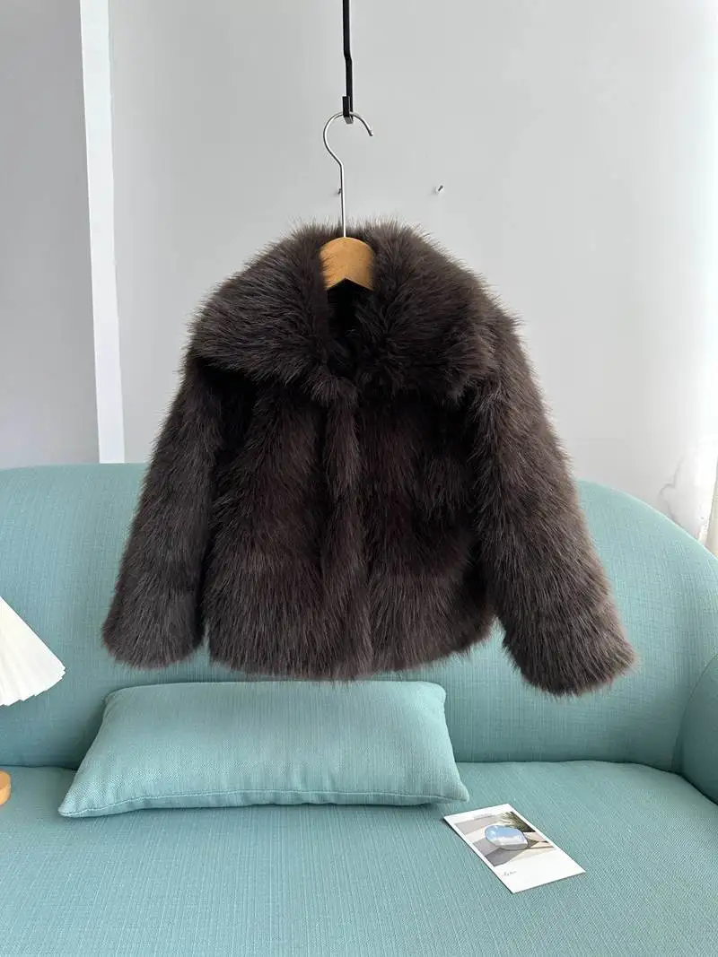 Girls' knit jacket front view
