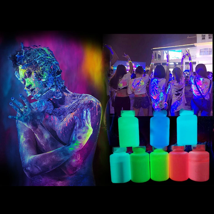 Luminous Glow-in-the-Dark Epoxy Resin & Glitter Pigment Kit for DIY Jewelry and Crafting