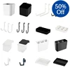 Nordic Style Pegboard and Accessories Storage Case DIY No Drill Shelves Wall Mount Desktop Organizer 1