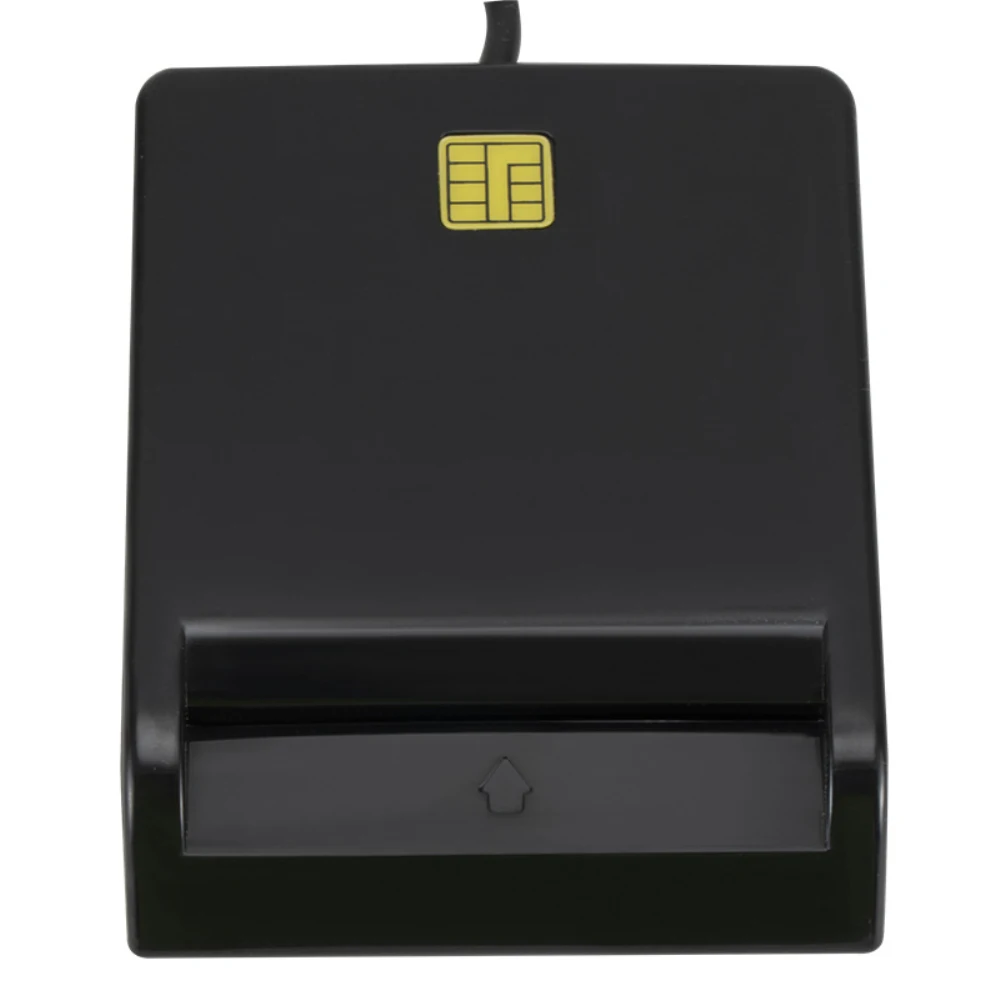 Grwibeou USB 스마트 카드 리더, 은행 카드용 IC/ID EMV 카드 리더, 윈도우 7, 8, 10, 리눅스 OS용 하이 퀄리티, USB-CCID ISO 7816