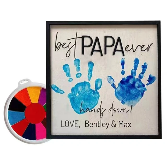 9.84X9.84In Sign Apák Napi Otthoni Dekorok Asztali Dekorációk Ajándéka A Leendő Apának És Családnak Diy Jelnek Lányától - Image 5