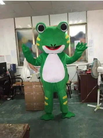 New Adult Halloween Christmas Frog Mascotte Fancy Cartoon Mascot Costume Peluche Fancy Dress Mascot Costume