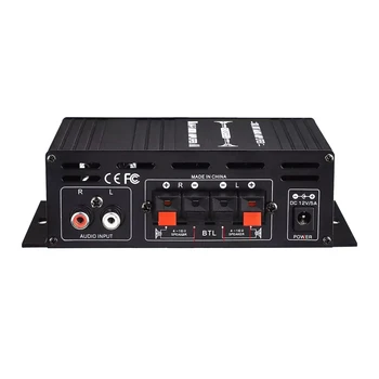 AK280 Mini Digital Sound Amplifier 2.0 Channel 40W+40W HIFI Stereo Audio Power Amplifier for Home Car Bass Treble 2