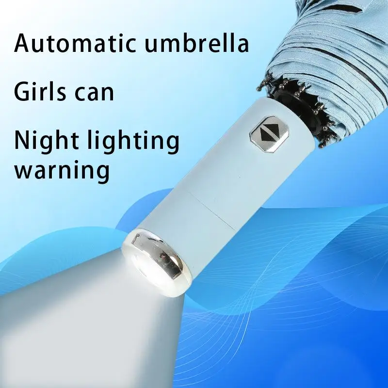 

Wholesale Wind-Resistant Automatic Umbrella with Built-In Flashlight - The Ultimate All-Weather Companion for Your Outdoor Adve