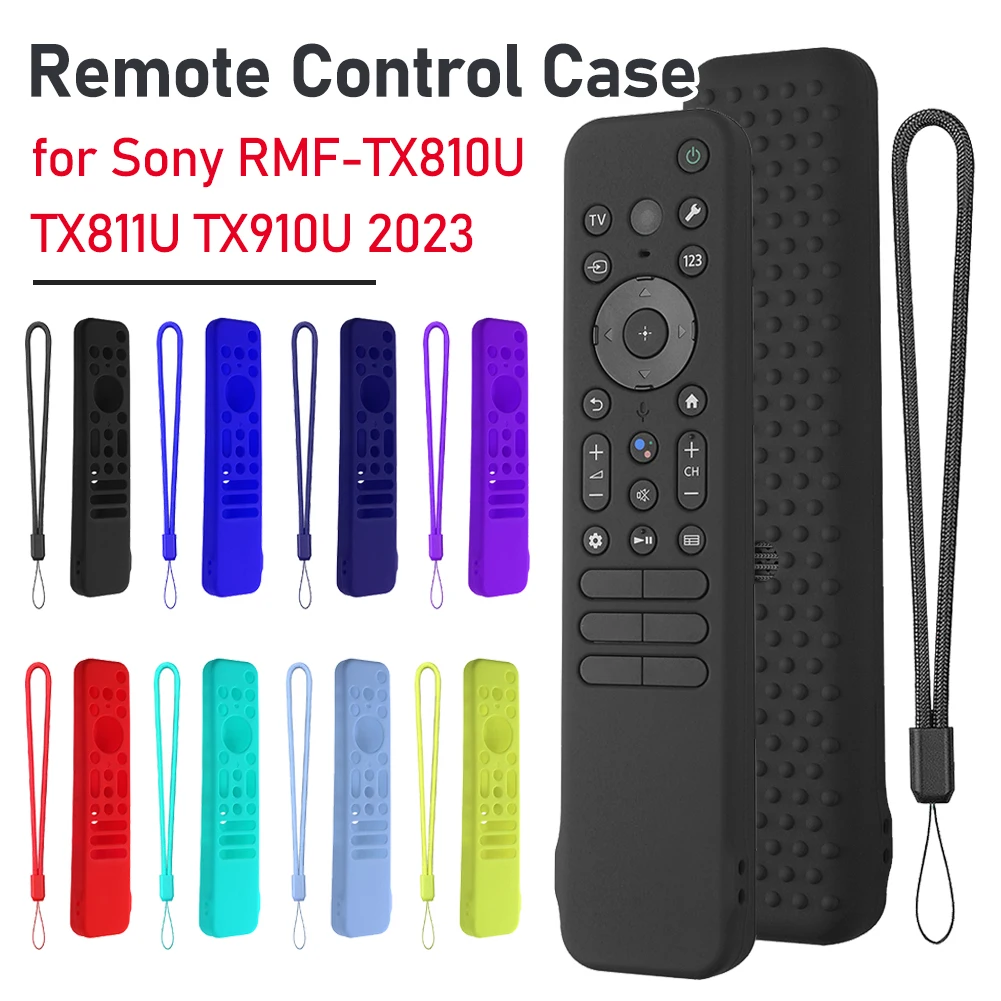 Protective Silicone Remote Cover for Sony RMF-TX810U TX811U TX910U Remote Control Sleeve Cover Smart TV Accessories