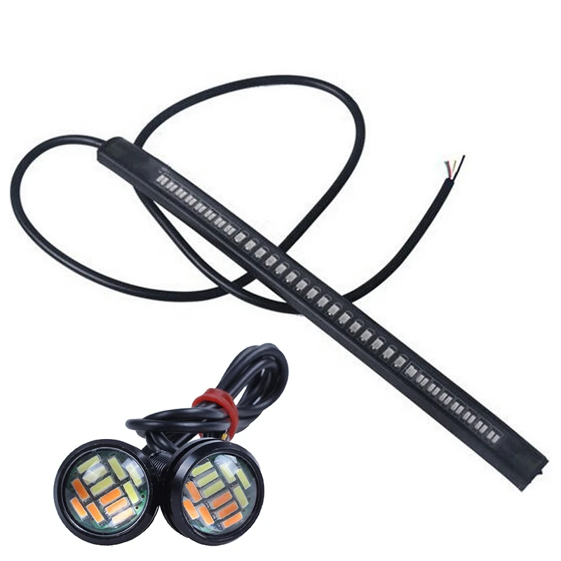 

3 шт., прочные стоп-сигналы для мотоциклов, 48SMD и 12SMD