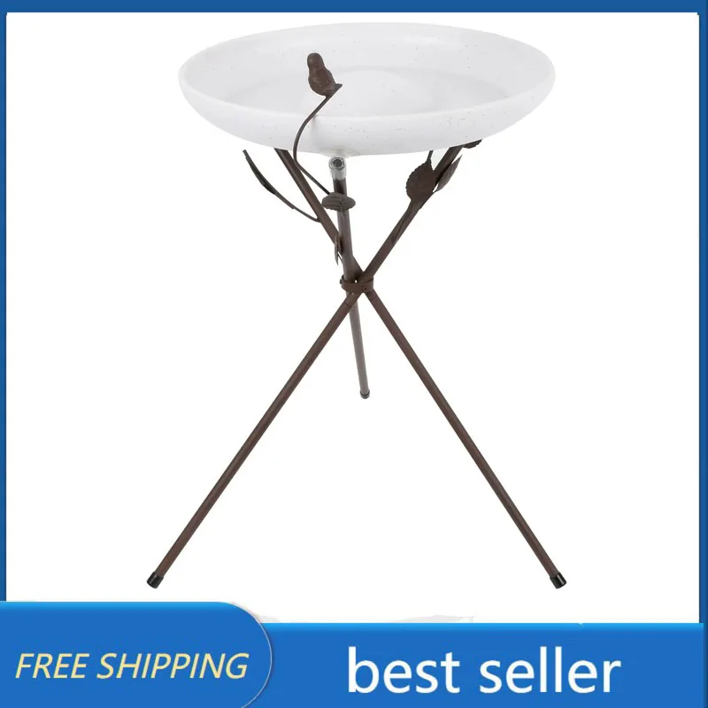 

Mainstays Plastic Bird Bath Garden Decorative Stake garden decoration outdoor