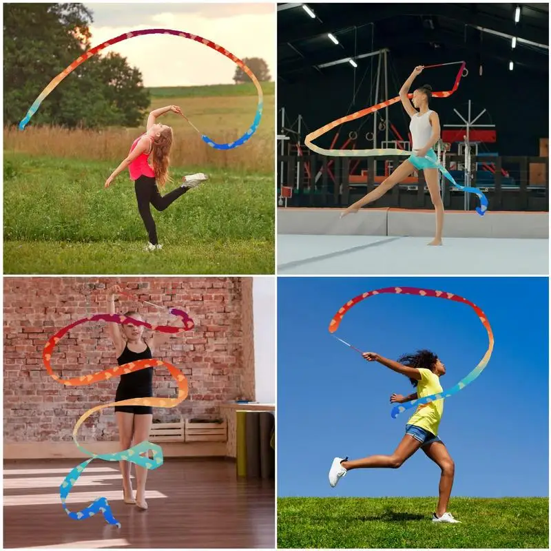 2M gymnastics ribbon vibrant color soft