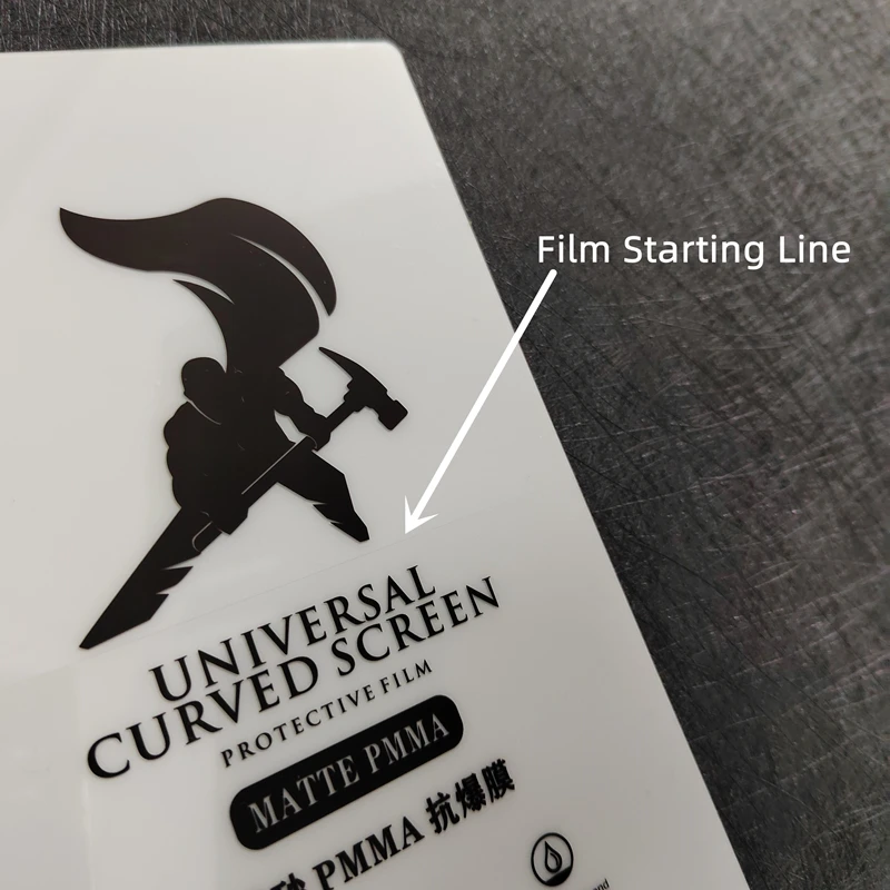 50pcs HD PMMA Nano-coated Tempered Glass Film For Intelligent Cutting Machine Matte Explosion-Proof Film For iPhone Anti Impact